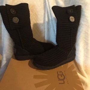 UGG Classic Cardy 5649 K Black Size 4